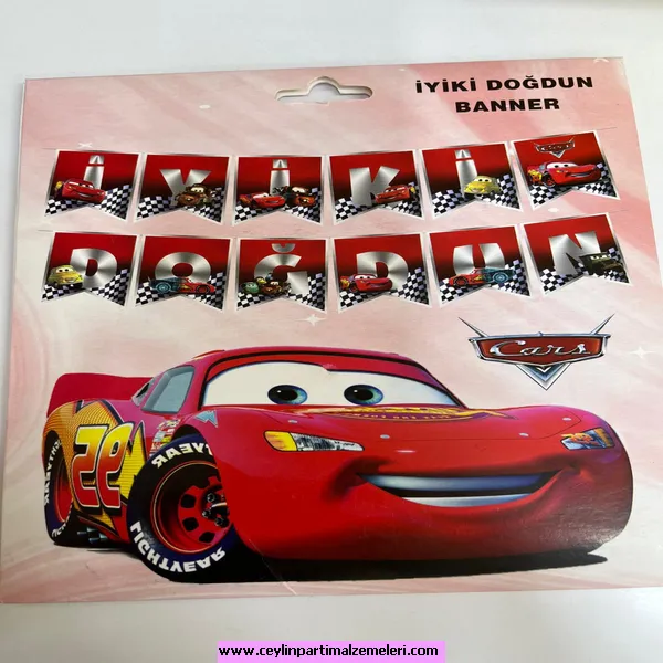 Cars Araba Temalı Banner 